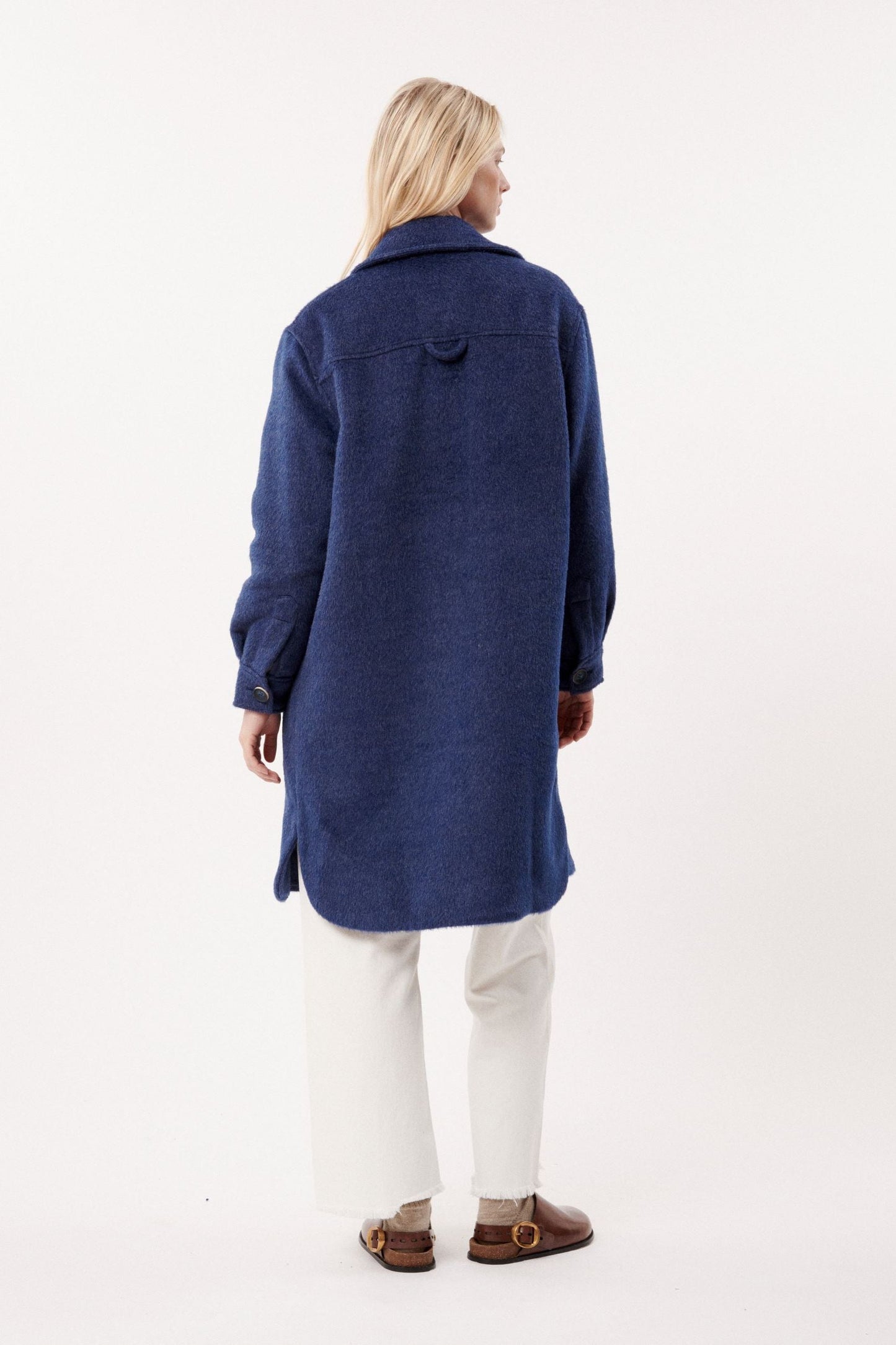 Solar Navy Coat - Ms.Meri Mak