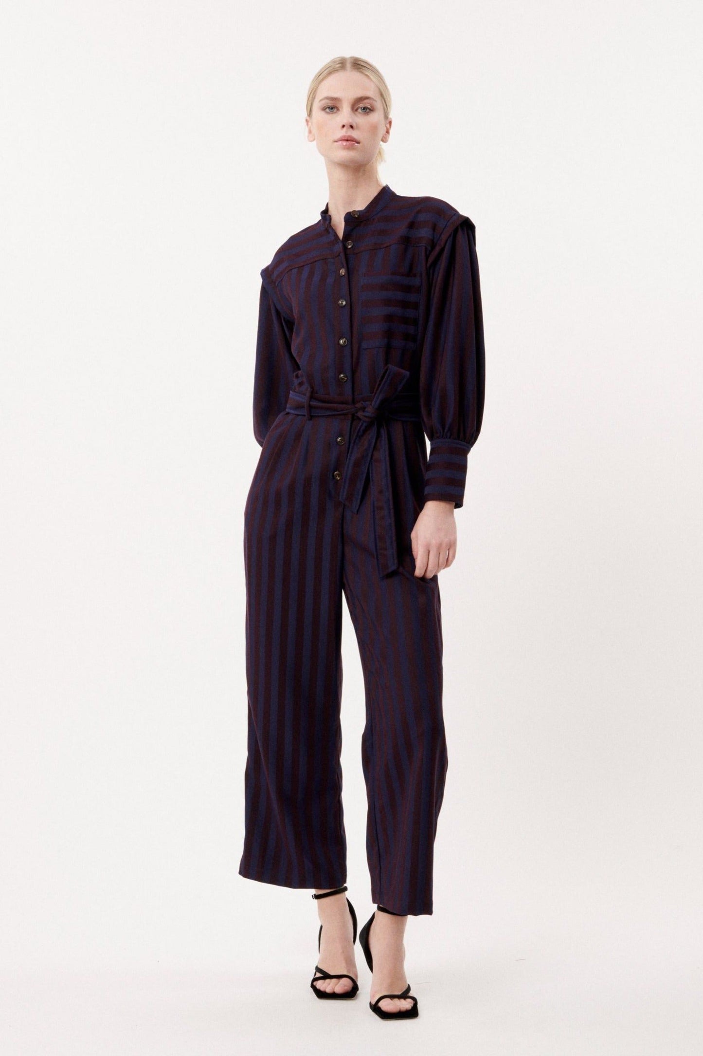 Tania Striped Jumpsuit - Ms.Meri Mak