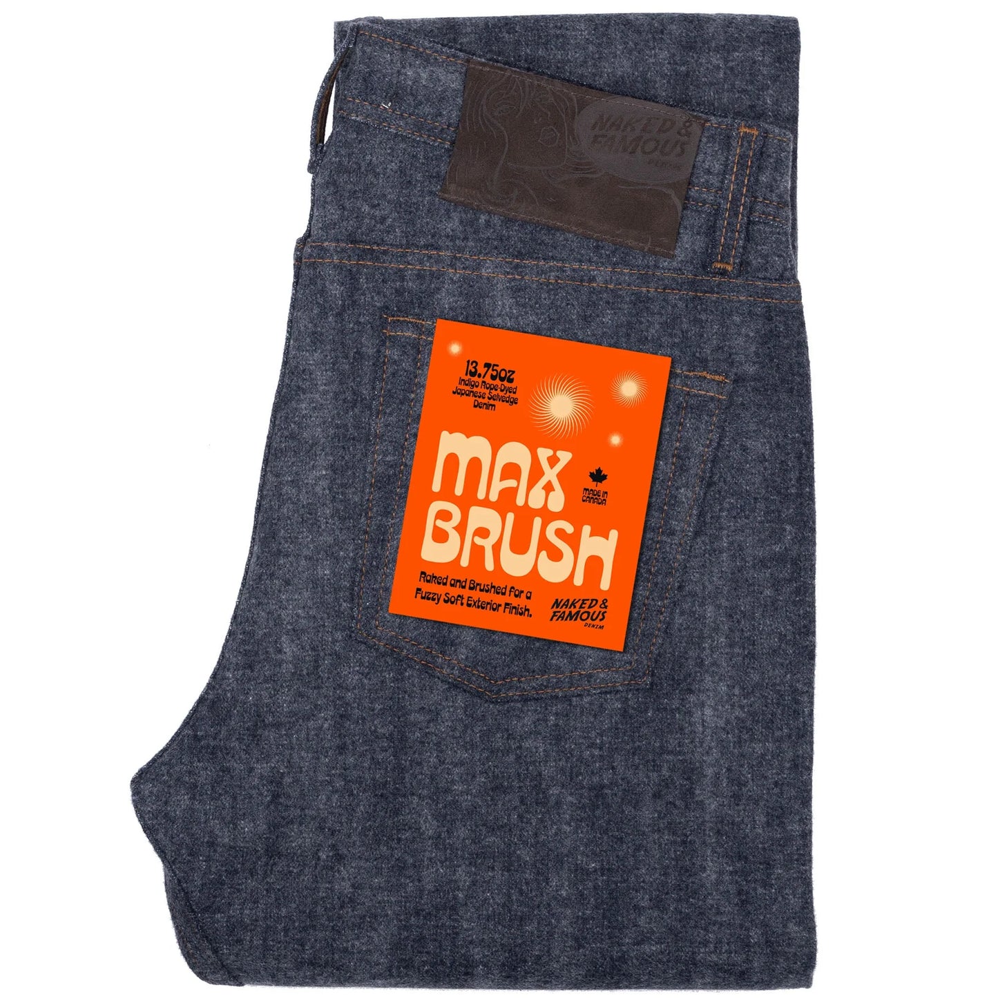 Naked & Famous Max Brush Jeans