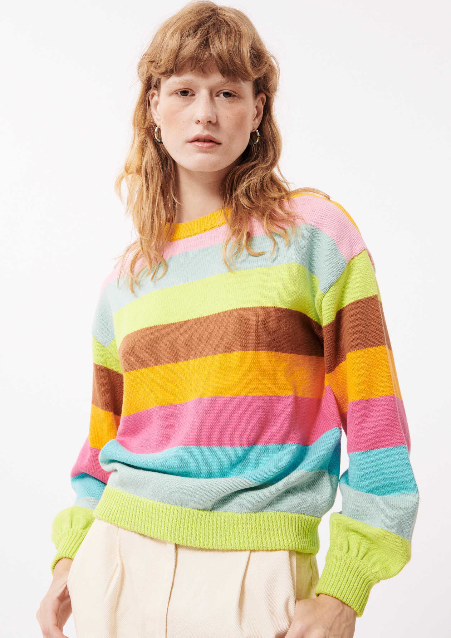 Emmy Multi Coloured Striped Sweater