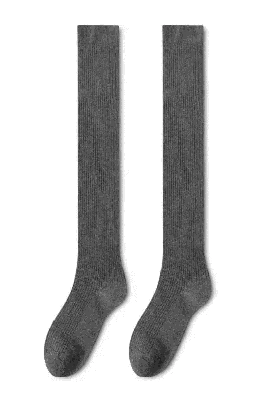 Thigh High Wool Blend Socks