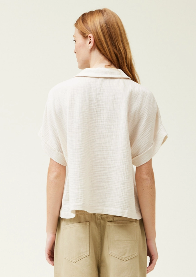 Pando Cotton Gauze Short Sleeve Shirt