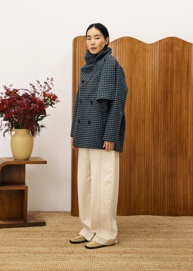 SHADOW Navy Blue Coat