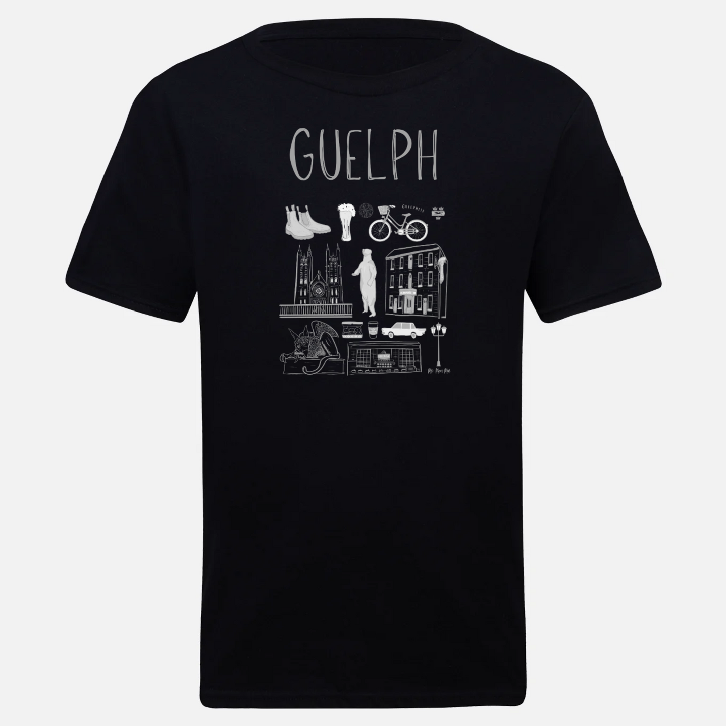 Guelph City Black Tee