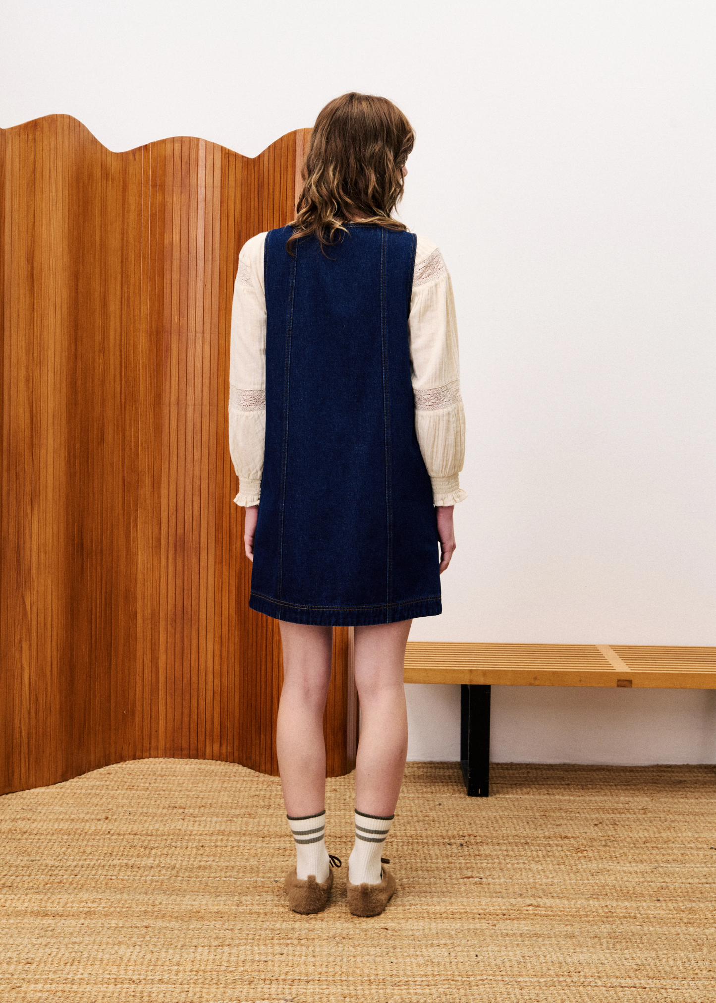 Nala Midnight Blue Denim Dress