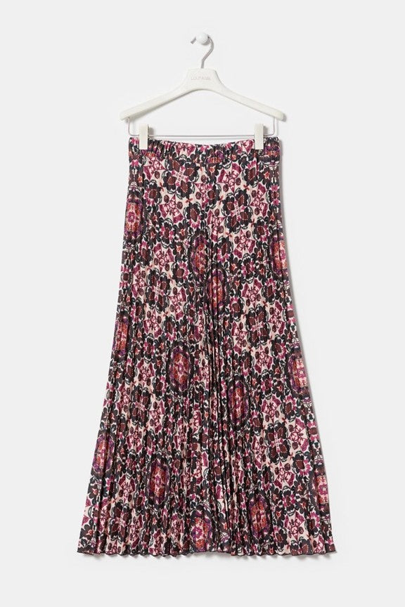 Floral Pleated Skirt - Ms.Meri Mak