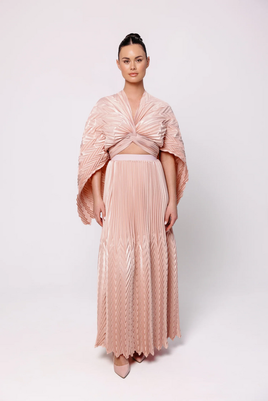 Lesley Hampton Pleated Maxi Skirt
