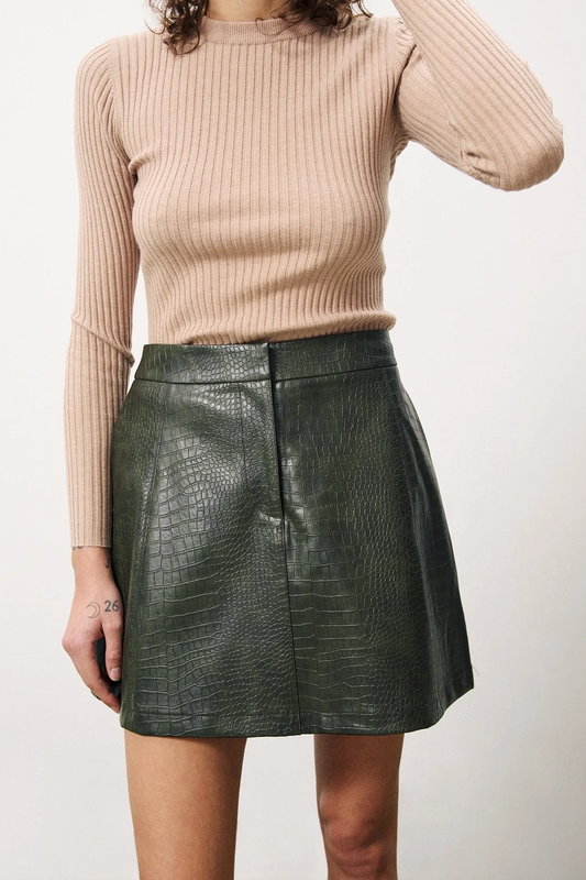 Elien Faux Leather Skirt