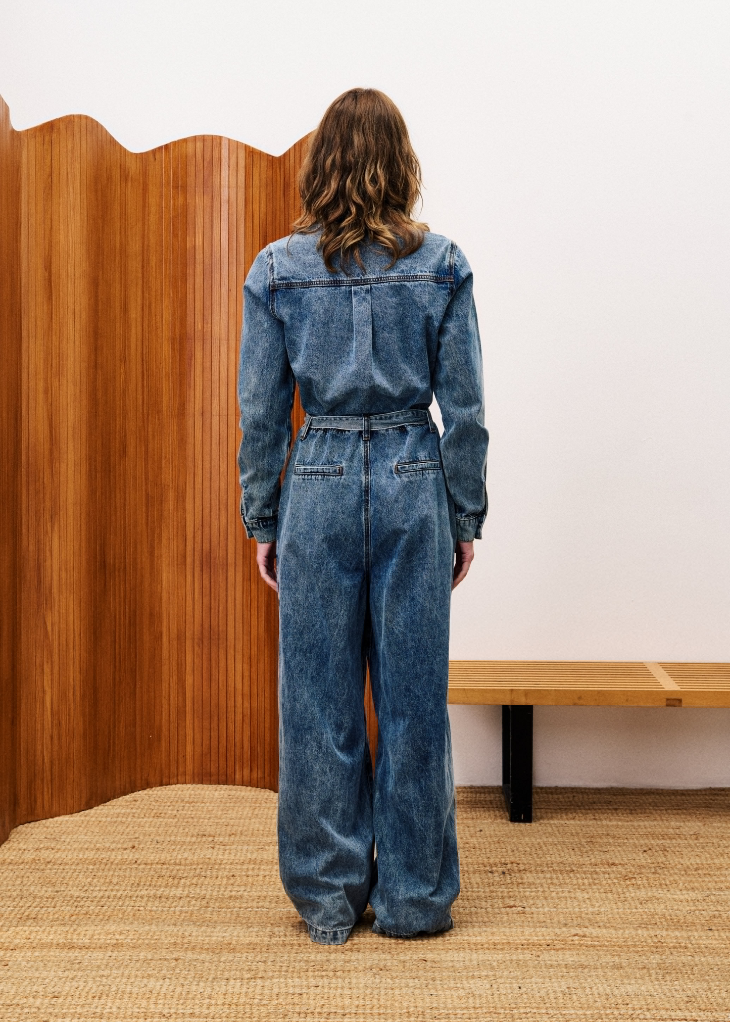 Verbena Denim Blue Jumpsuit