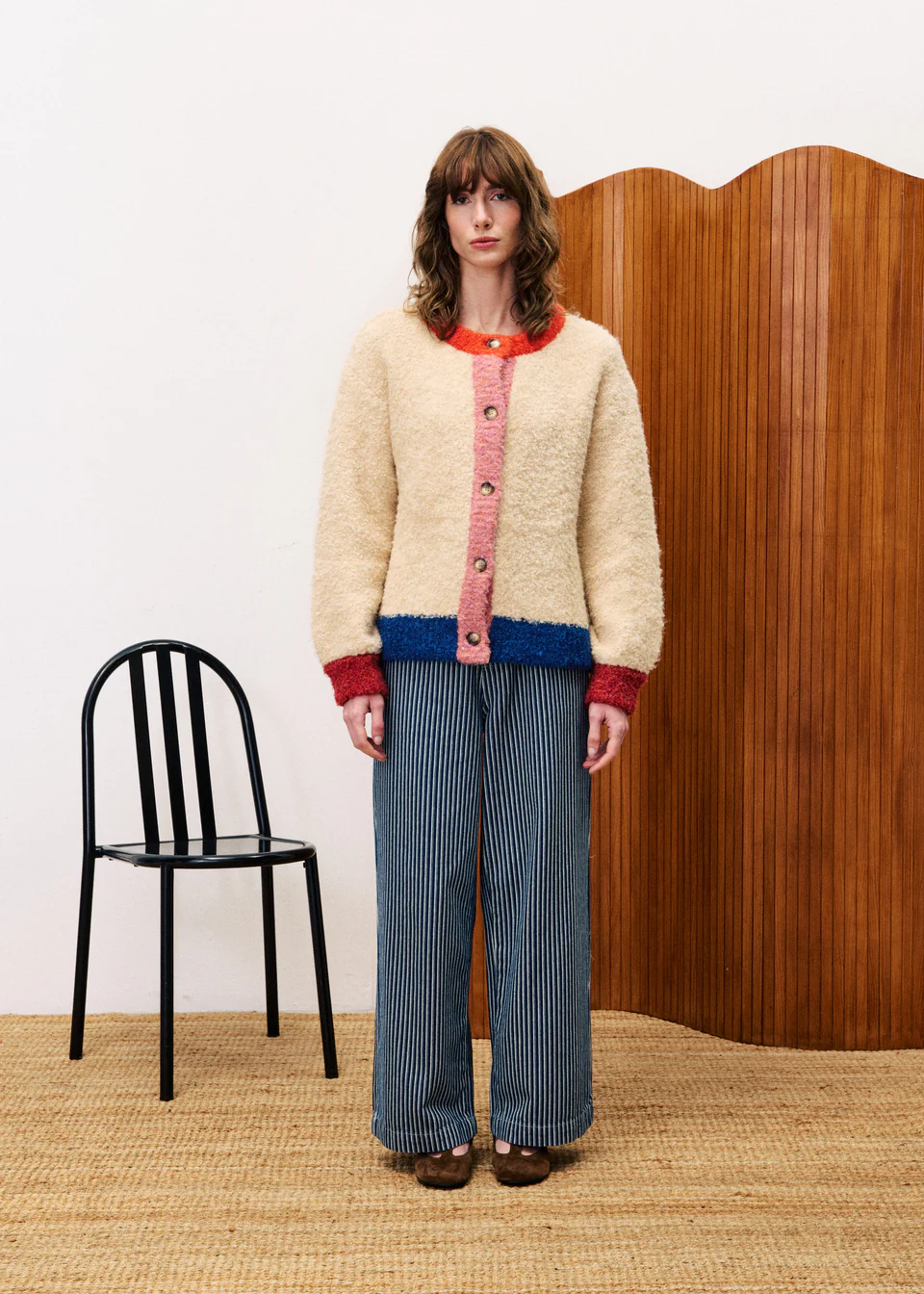 CYCLAMEN Cream Cardigan