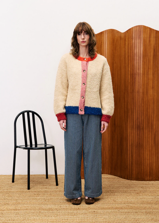 CYCLAMEN Cream Cardigan