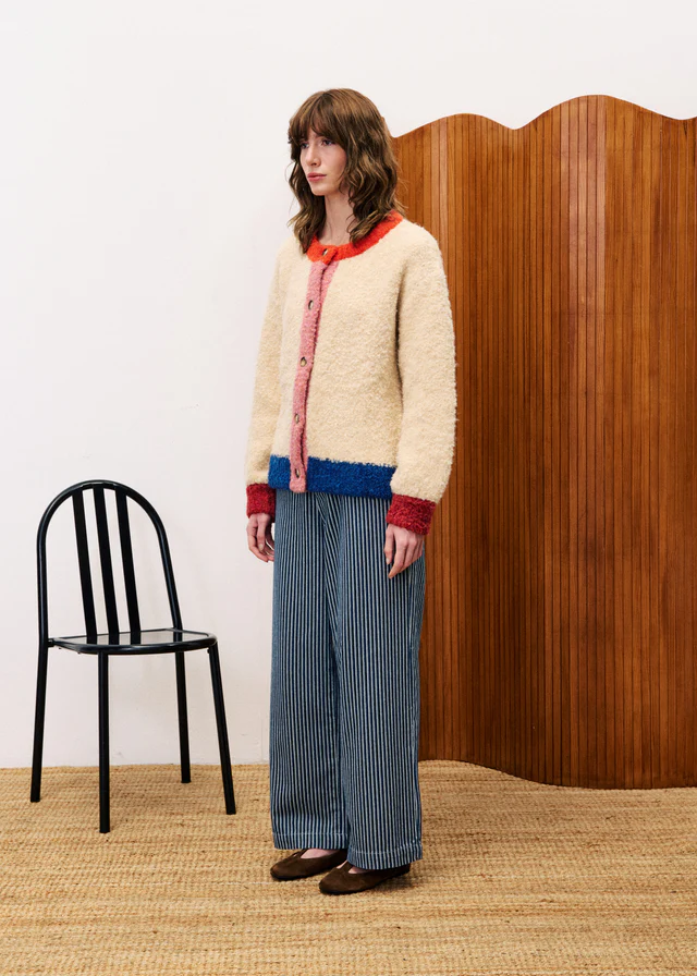 CYCLAMEN Cream Cardigan
