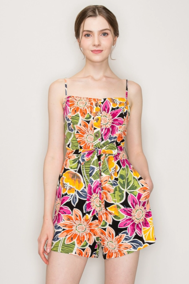 Aretha Floral Romper