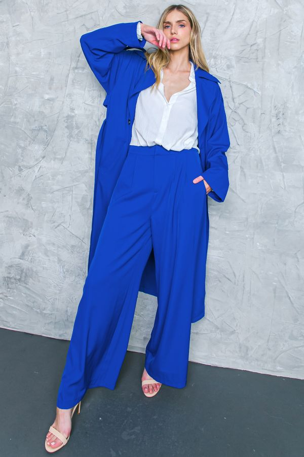 Palazzo Cobalt Blue Trousers