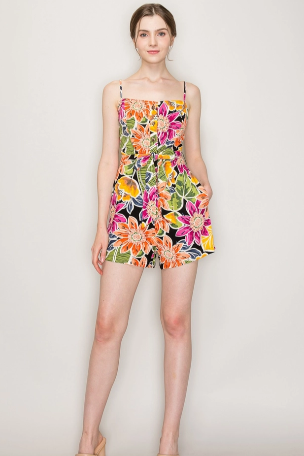 Aretha Floral Romper