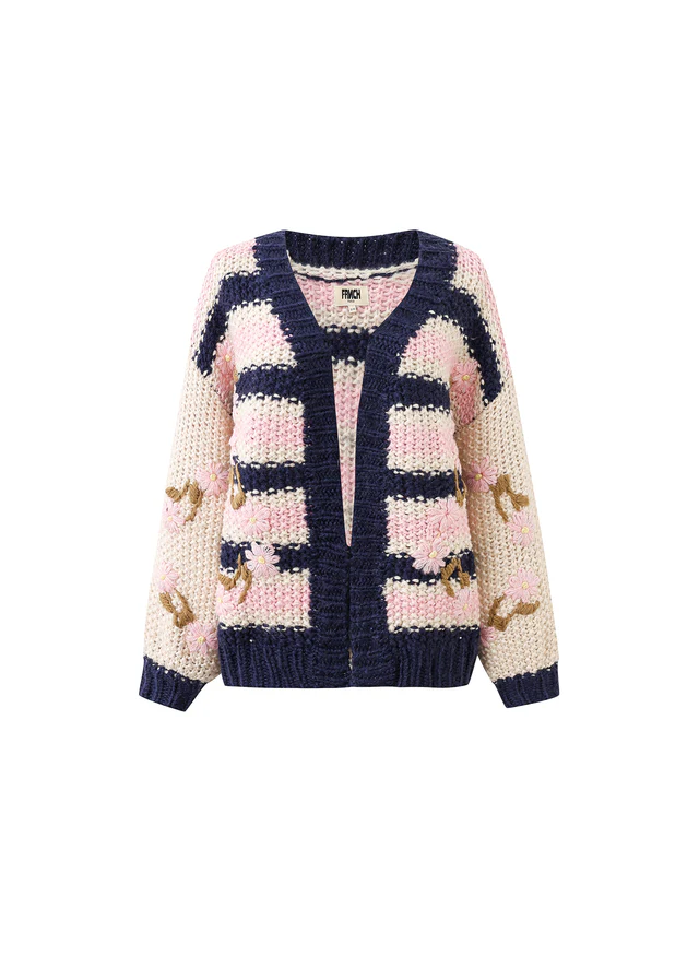 DAHLIA Pink Cardigan