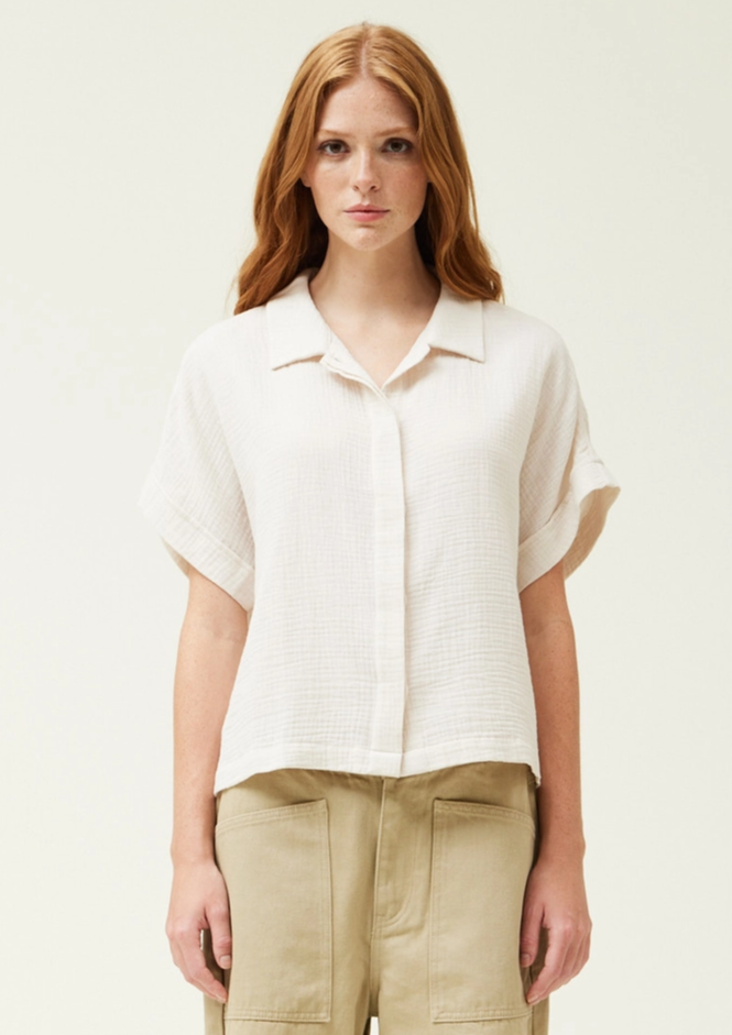 Pando Cotton Gauze Short Sleeve Shirt