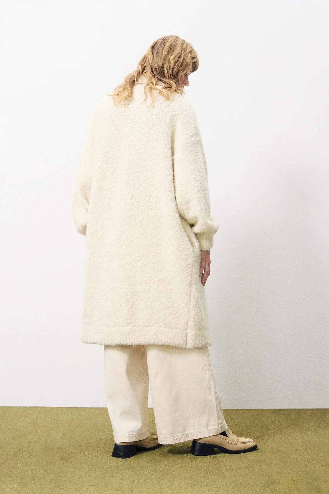 Schana Long Wool Cardigan