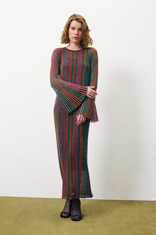 Lova Multicoloured Stripe  Dress