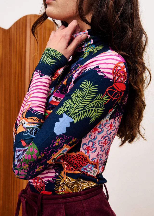 Lotier Night Lounge Turtleneck