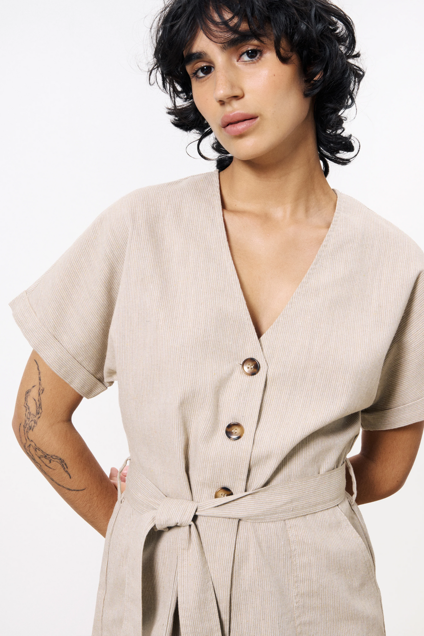 Adila Beige Romper