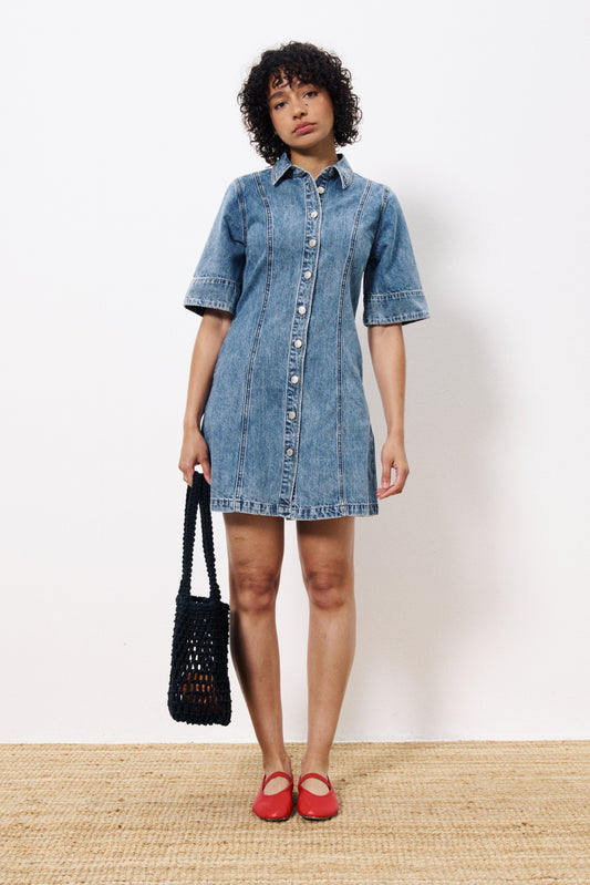 Robe en jean bleue Ellyne
