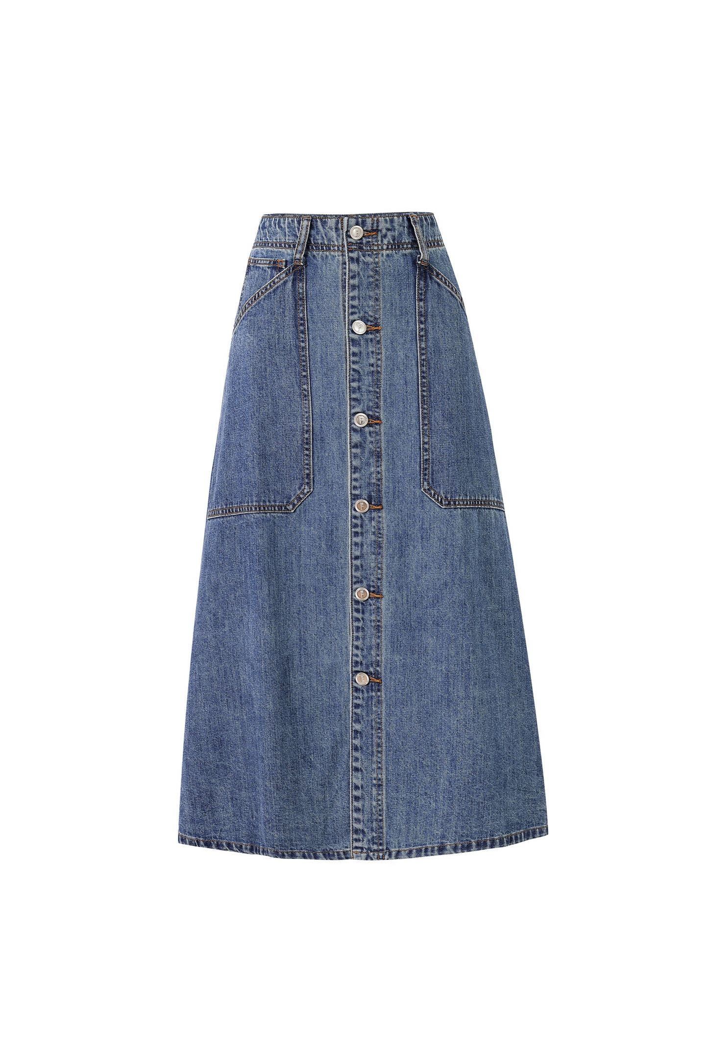 Catty Blue Jean Skirt