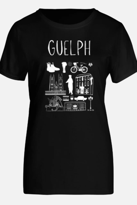 Guelph City Black Tee