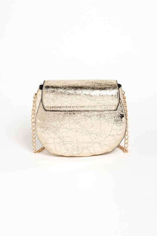 Small Gold Crossbody Bag