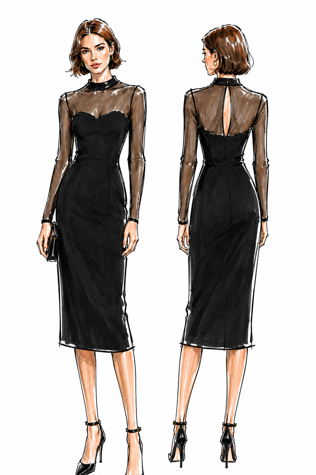 Robe bustier Atelier Collection Capsule en précommande