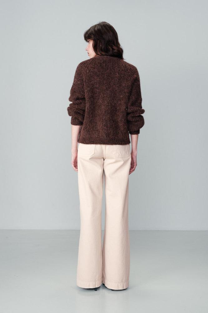 Naster Chocolate Cardigan