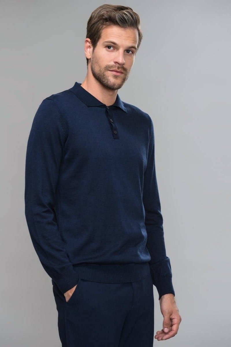 Malcolm Easy Fit Polo Sweater