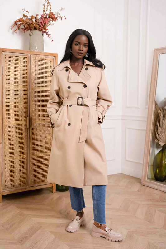 Manteau Trench Ozzy avec Ceinture