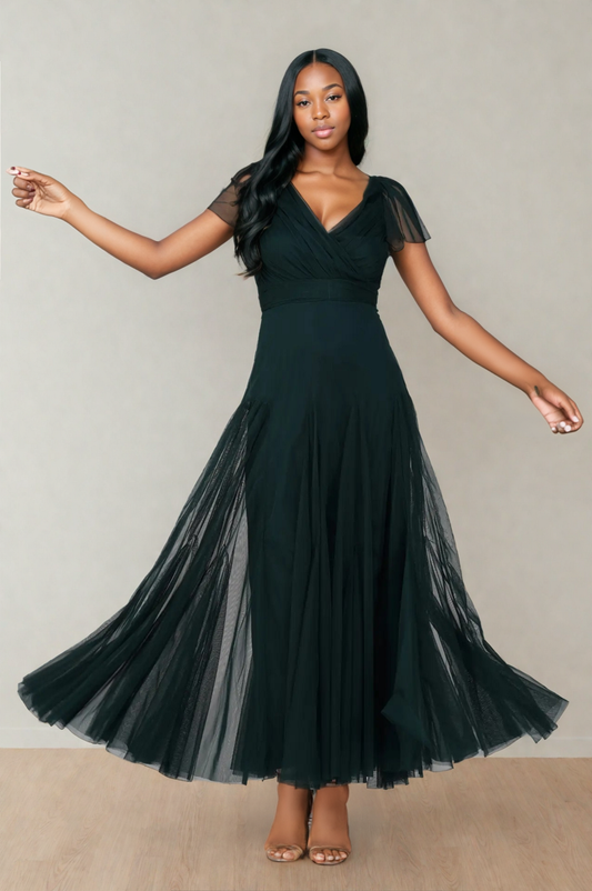 Robe Maxi en Tulle Collection Limitée