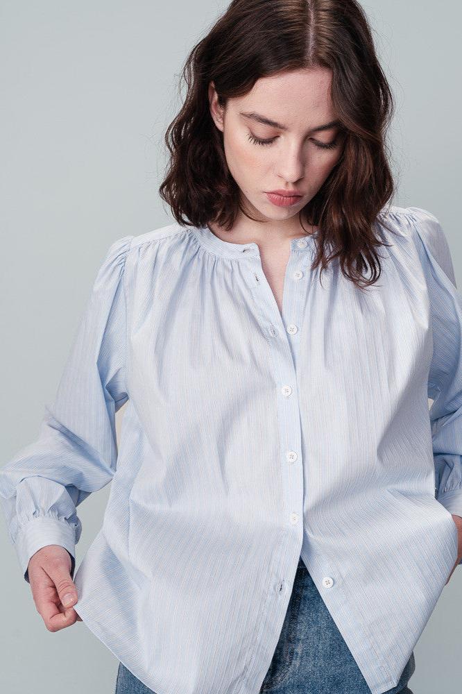 Noreen Pinstripe Blouse