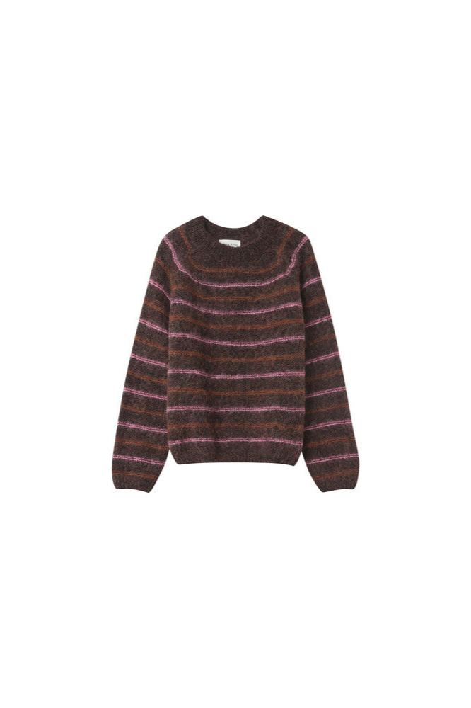 Nausica Chocolate Stripe Sweater