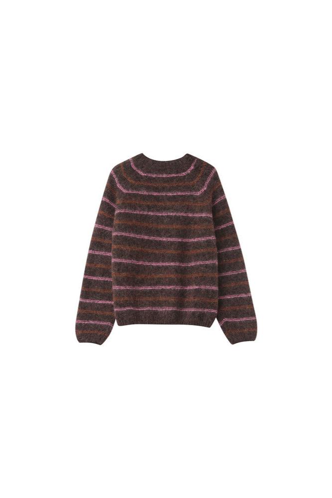 Nausica Chocolate Stripe Sweater