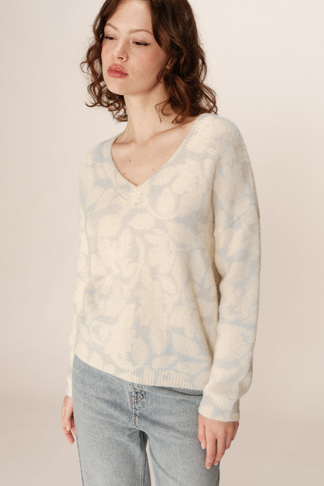 Paloma Light Floral Sweater