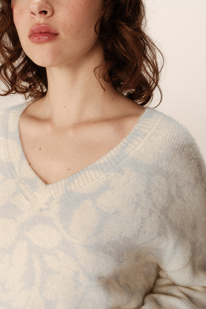 Paloma Light Floral Sweater
