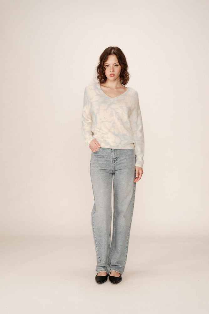 Paloma Light Floral Sweater