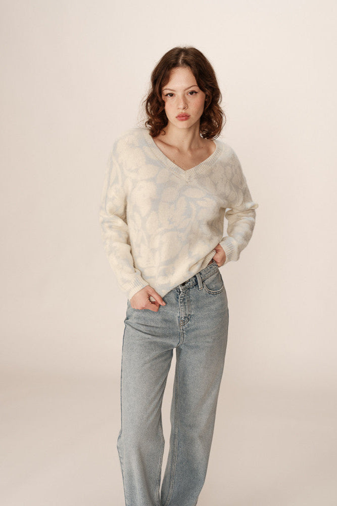 Paloma Light Floral Sweater