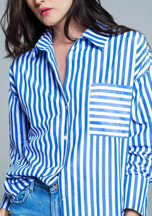 Claudette Striped Shirt