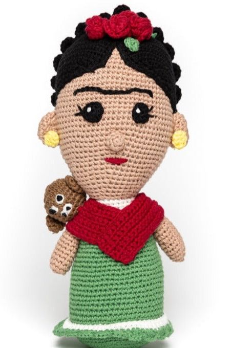 Frida Kahlo - Crochet Doll - Ms.Meri Mak
