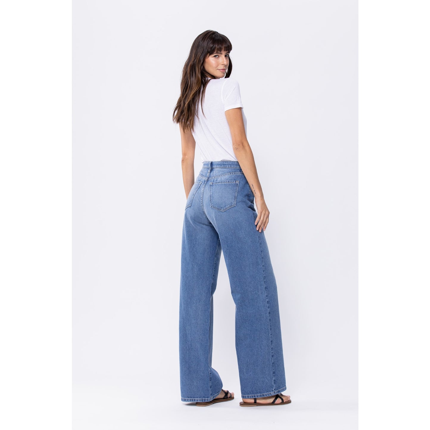 Pena super high rise classic 90's wide leg jeans – Ms.Meri Mak