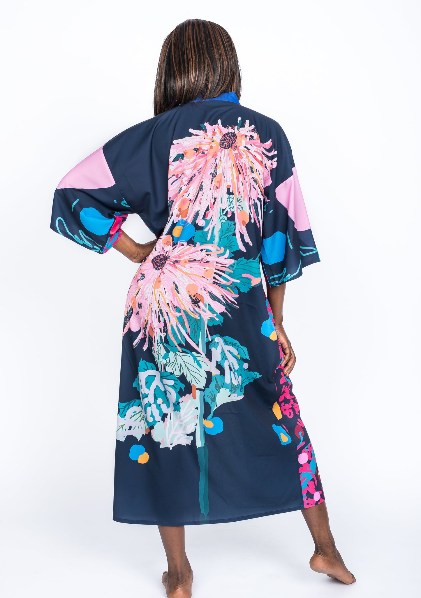 Silk Kimono Crisantemo by Santiago Paredes - Ms.Meri Mak