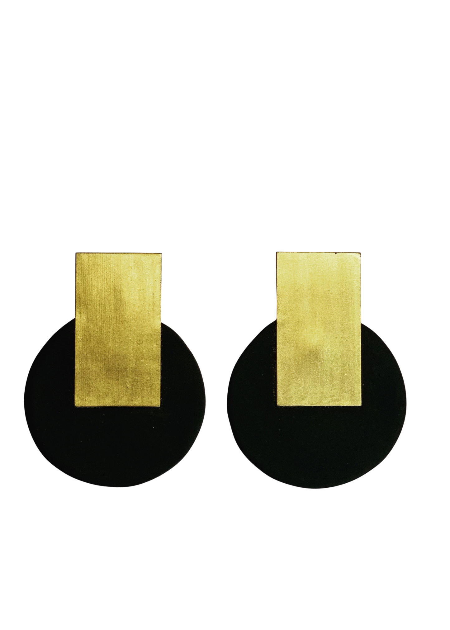 Evony  Gold + Black Earrings - Ms.Meri Mak