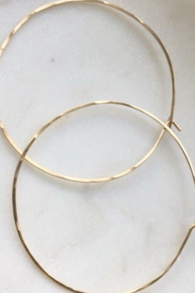 Edith Organic Hoops - Ms.Meri Mak