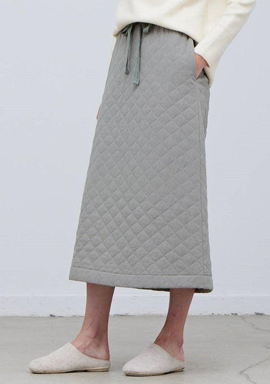 Emma Midi Skirt in Quilted Cotton - Ms.Meri Mak