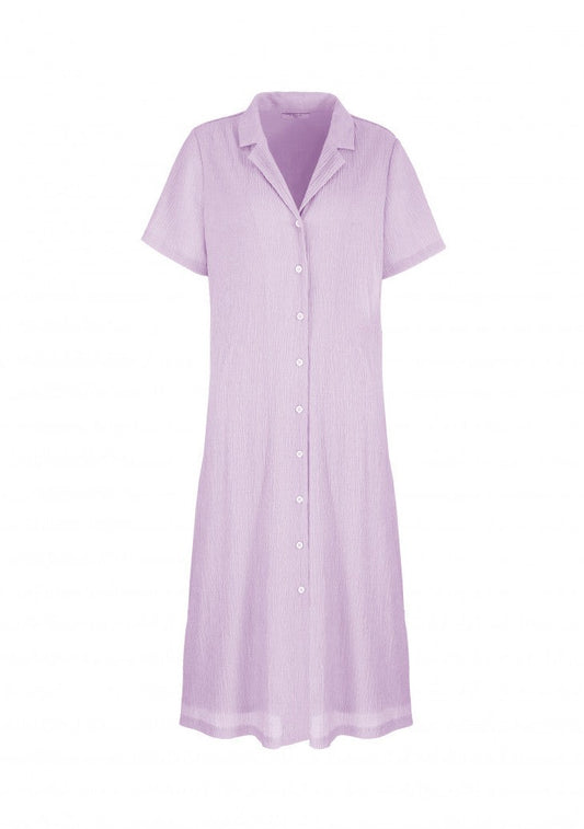 Relaxed-fit short-sleeve Coline Dress - Ms.Meri Mak