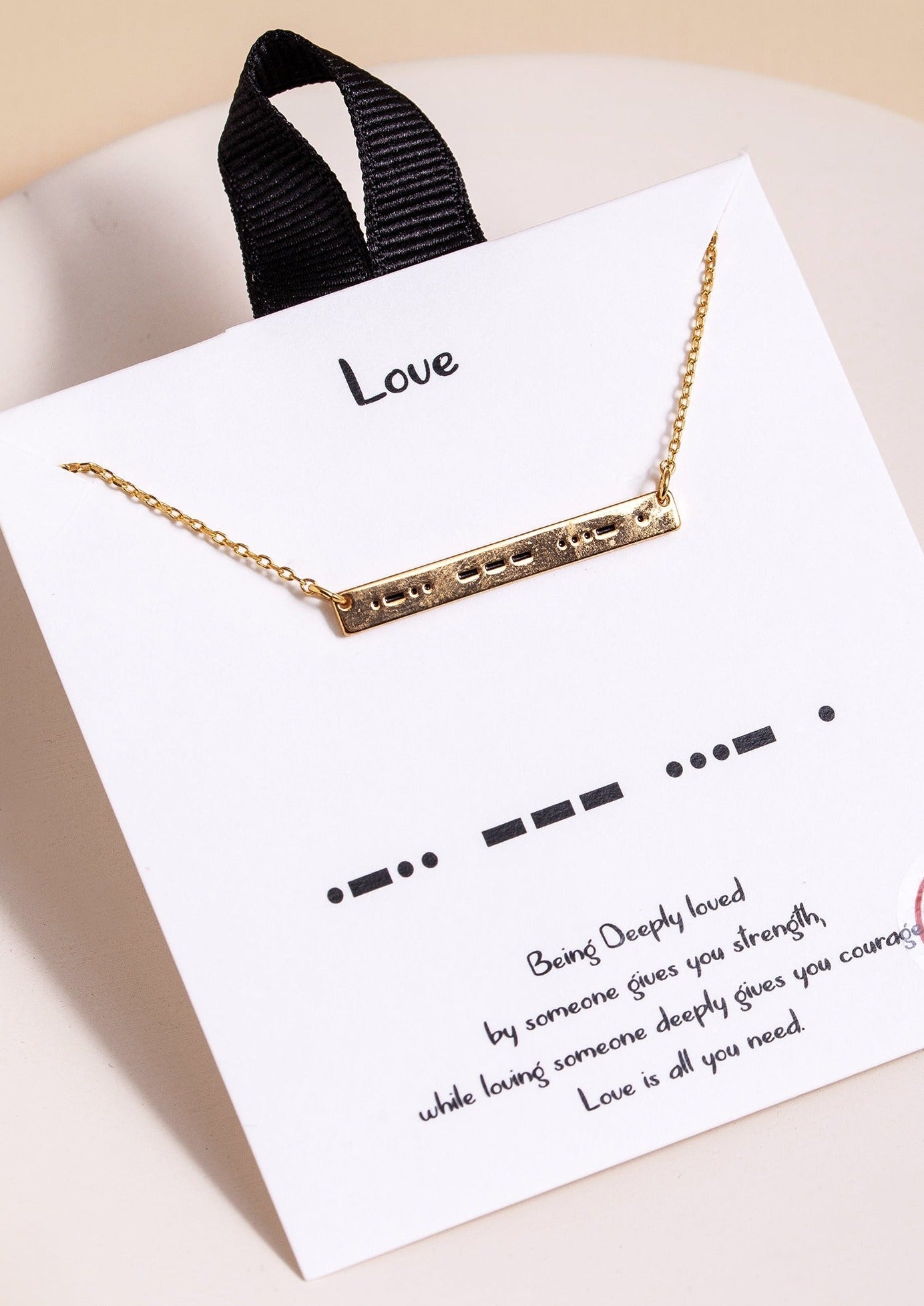 Enchanted Morse Code Love Necklace - Ms.Meri Mak